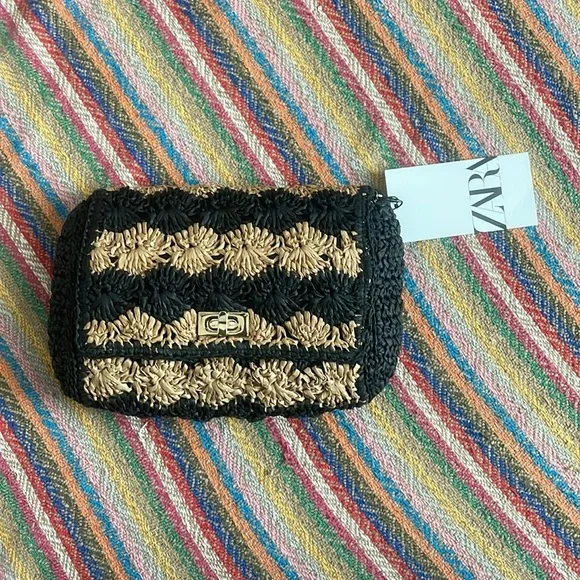 NWT Zara Bi-color Crossbody Bag - Picture 9 of 16